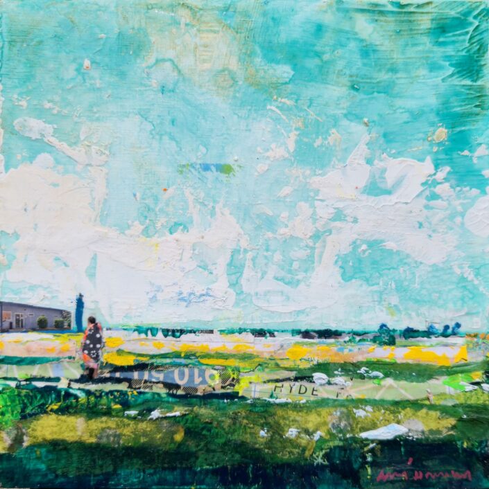 Paisatge Verd (20x20 cm), Anna Agustí Hontangas