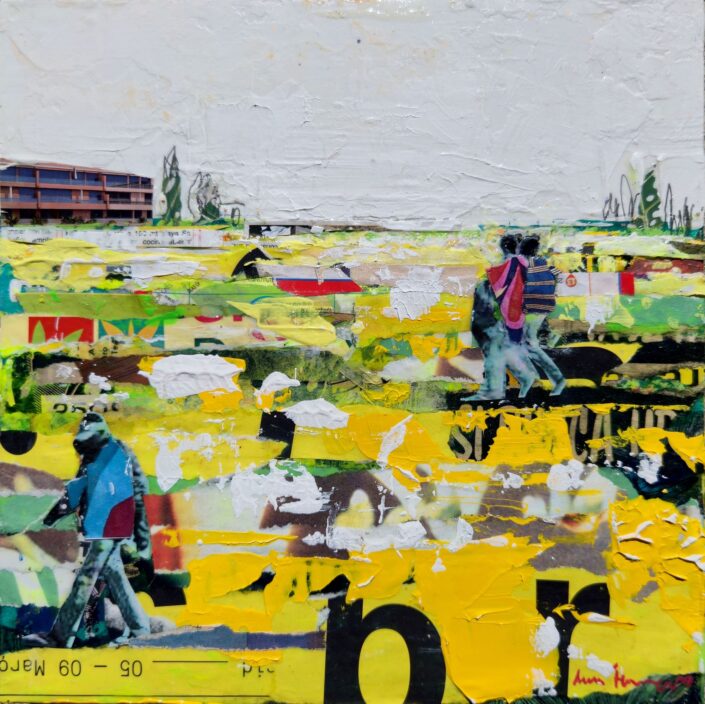 Paisatge Groc (20x20 cm), Anna Agustí Hontangas