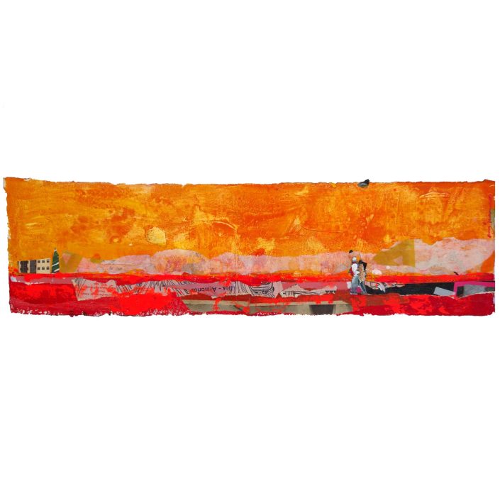 Orange Sky (12x44 cm), Anna Agustí Hontangas