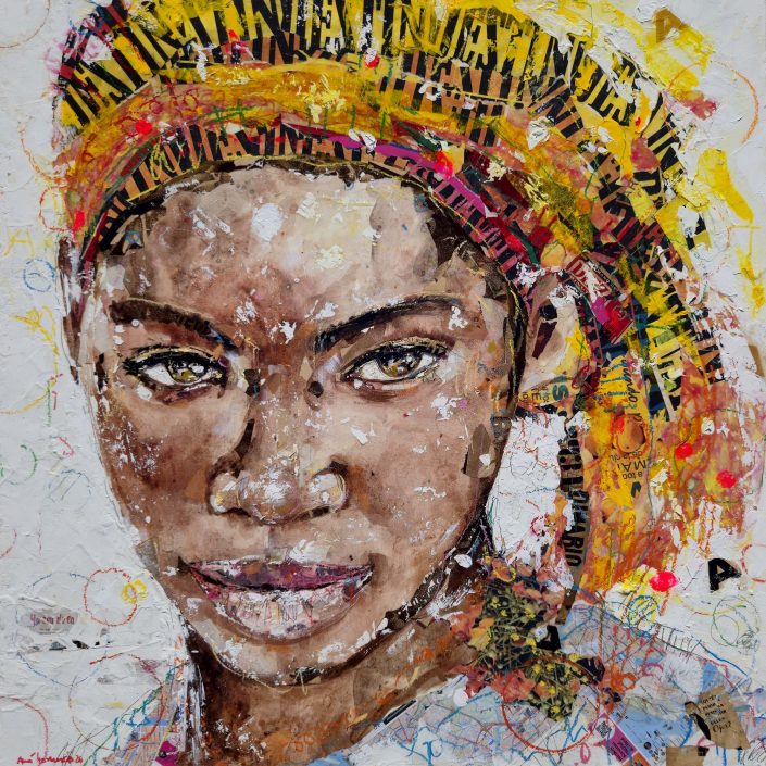 Qui podrà resistir tals ulls? (100x100 cm), Anna Agustí Hontangas
