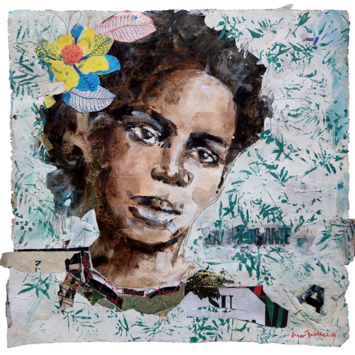 Flor (50x50 cm), Anna Agustí Hontangas