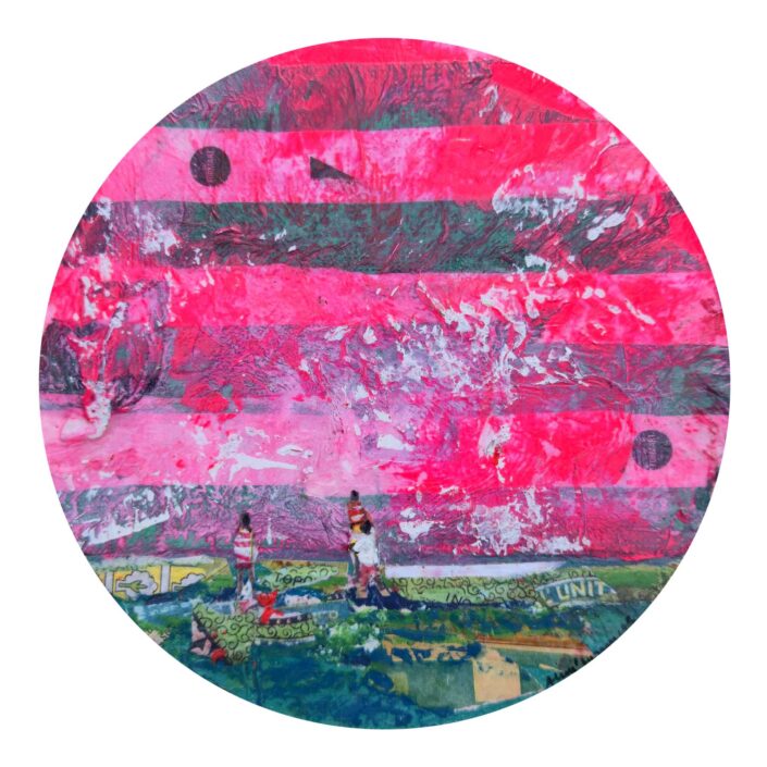 Dues Llunes (diàmetre 18 cm), Anna Agustí Hontangas